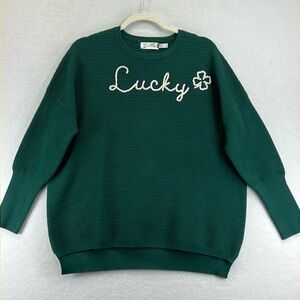 Llama Tail Designs Women’s Custom Pullover Sweater Sz S/M Viscose/Nylon Like New